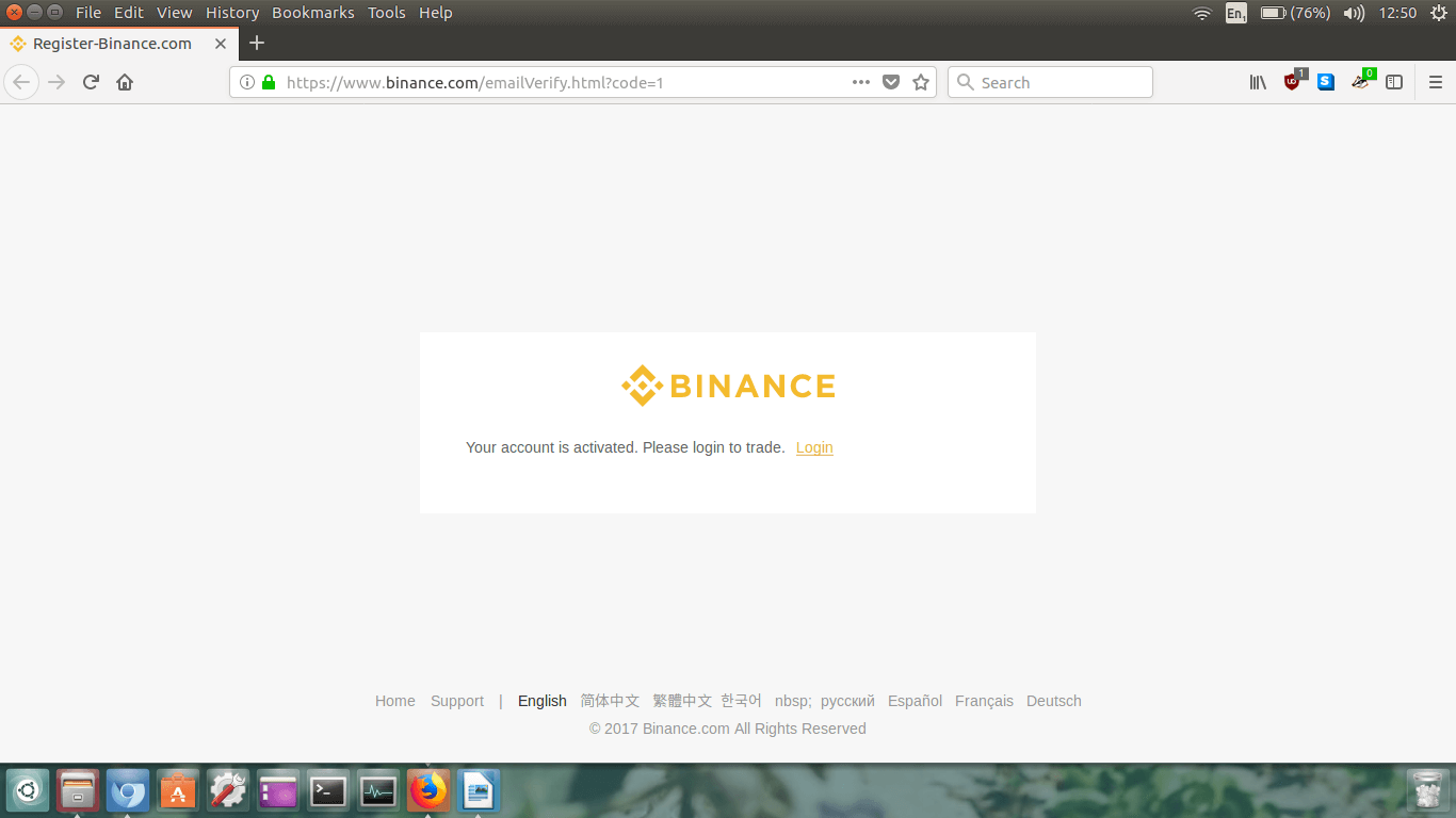 binance price of monero